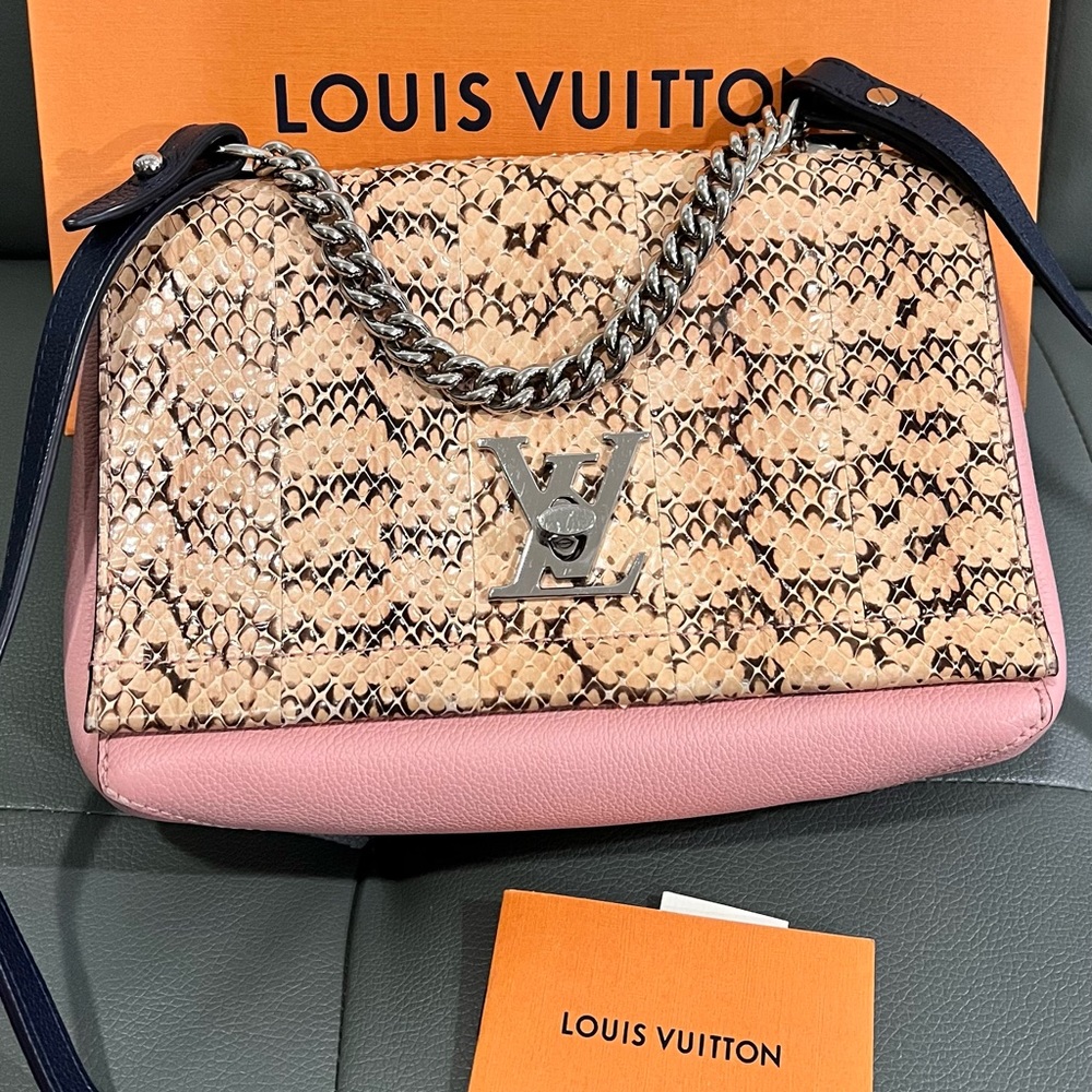 Louis Vuitton Lockme Python Crossbody